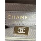 SMALL BOY Chanel HANDBAG Grained Calfskin Grey Matt-Gold Metal High