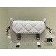 SMALL DiorCAMP BAG Calfskin White High