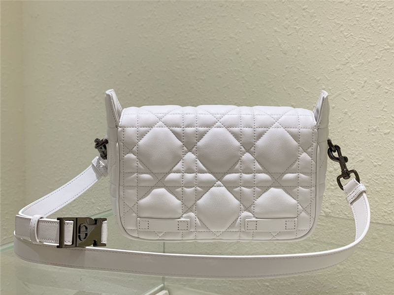 SMALL DiorCAMP BAG Calfskin White High