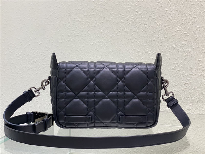 SMALL DiorCAMP BAG Calfskin Black High