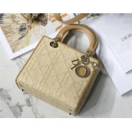 MEDIUM LADY Dior BAG Cannage Raffia Natural High 