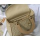 MEDIUM LADY Dior BAG Cannage Raffia Natural High 