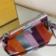 Fendi First Small Leather bag multicolor inlay High