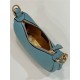 Fendigraphy Nano Leather Bag Blue Green High