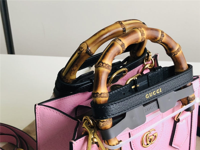 Gucci Diana mini tote bag 702732 Pink High