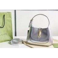 Jackie 1961 small hobo bag silver leather high