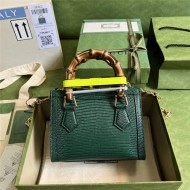 Gucci Diana mini tote bag 675800 Lizard High