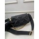 Louis Vuitton WALLET ON STRAP BUBBLEGRAM Monogram-embroidered, quilted calf leather Black M514398 High