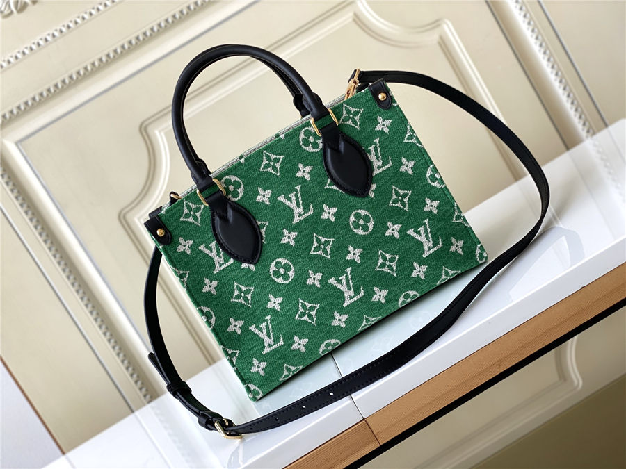 Louis Vuitton ONTHEGO PM Monogram jacquard velvet M46216 High