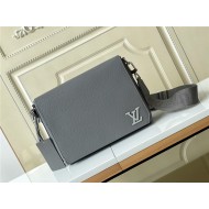 Louis Vuitton MESSENGER Black grained calf leather M57080 High