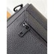 Louis Vuitton MESSENGER Black grained calf leather M57080 High