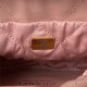 Chanel 22 MINI HANDBAG Shiny Calfskin Pink & Gold-Tone Metal AS3980 High