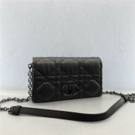 Dior CARO MACROCANNAGE POUCH Quilted Macrocannage Calfskin High