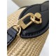 Louis Vuitton PETIT BUCKET Synthetic knitted raffia M59961 High