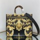 MEDIUM Fendi SUNSHINE Fendace Printed leather shopper High