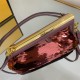 Fendi First Small Leather and sequinned bag High