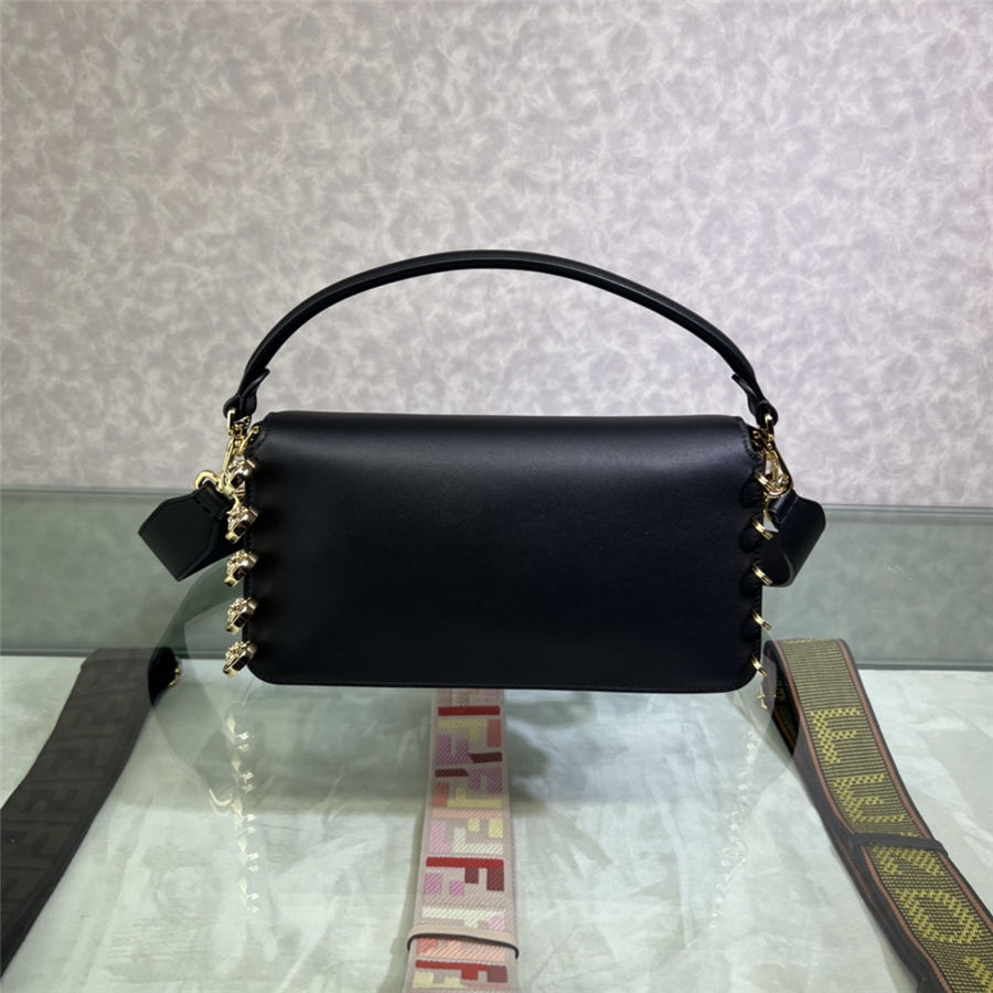 Baguette brooch Fendace leather bag High