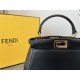 PEEKABOO ICONIC MINI leather bag Lambskin Black High