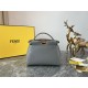 PEEKABOO ICONIC MINI leather bag Lambskin Grey High