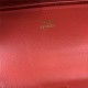 Hermes Kelly Pochette Bag Swift Leather Silver/Gold Metal WAX High