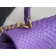 MINI FLAP BAG WITH TOP HANDLE AS2431 Snake Purpel High