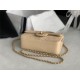 MINI FLAP BAG WITH TOP HANDLE AS2431 Snake Beige High