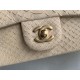 MINI FLAP BAG WITH TOP HANDLE AS2431 Snake Beige High