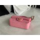 MINI FLAP BAG WITH TOP HANDLE AS2431 Snake Pink High