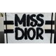 SMALL Dior BOOK TOTE Miss Dior Graffiti Embroidery High