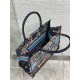 MEDIUM Dior BOOK TOTE Multicolor D-Constellation Embroidery High