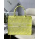 MEDIUM Dior BOOK TOTE Dior Oblique Jacquard Yellow High