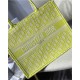 MEDIUM Dior BOOK TOTE Dior Oblique Jacquard Yellow High