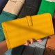 Hermes Jige Elan 29 Clutch Bag Epsom Leather WAX Yellow High