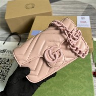 GG Marmont Belt Bag Leather 699757 Pink High