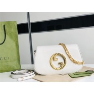 Gucci Blondie shoulder bag Leather 699268 White High