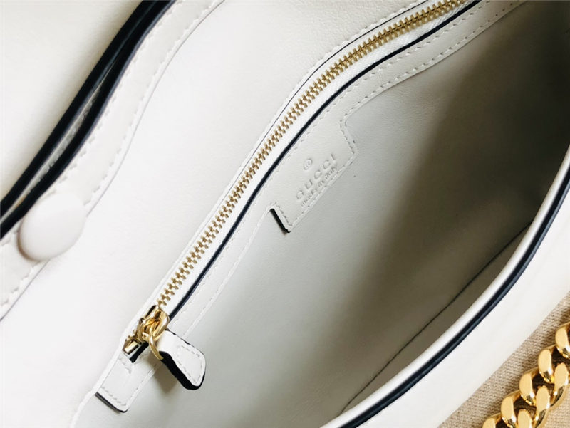 Gucci Blondie shoulder bag Leather 699268 White High