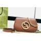 Gucci Blondie shoulder bag Leather 699268 Brown High