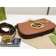 Gucci Blondie shoulder bag Leather 699268 Brown High