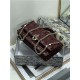 MISS DIOR MINI BAG Patent Calfskin Burgundy High