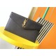 UPTOWN POUCH IN GRAIN DE POUDRE EMBOSSED LEATHER Black-Gold High