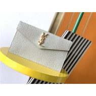 UPTOWN POUCH IN Crocodile White High