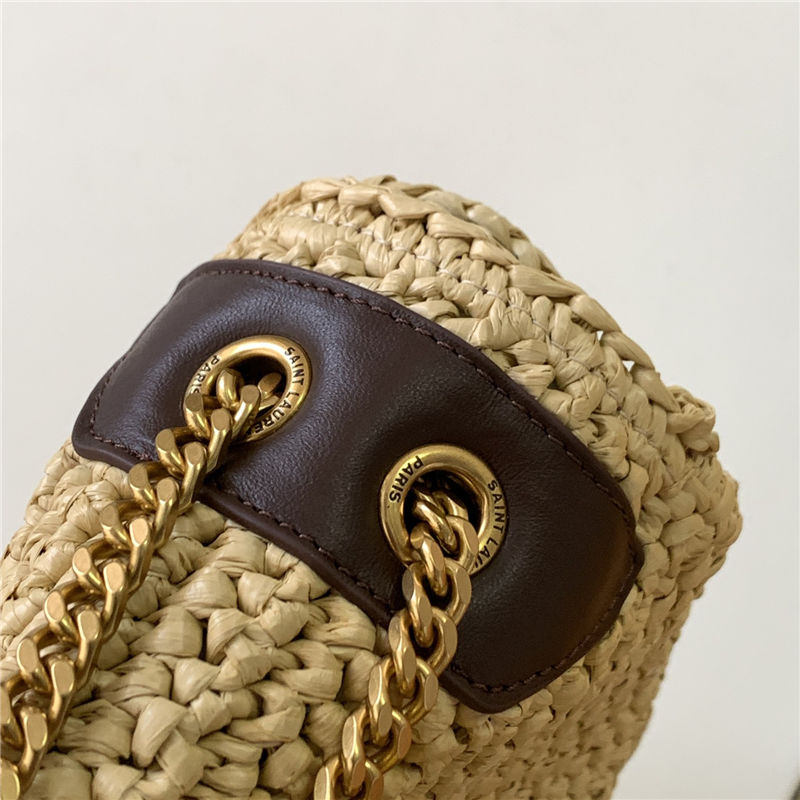 NIKI BABY IN RAFFIA AND LEATHER High