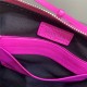 LE CAGOLE MINI PURSE WITH CHAIN Arena Lambskin Fuchsia High