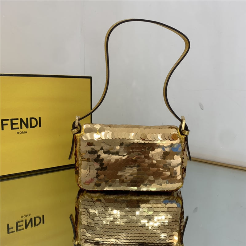 Mini Baguette 1997 satin bag with sequins High