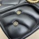 GG Marmont small matelassé shoulder bag Black High