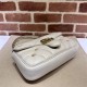 GG Marmont small matelassé shoulder bag White High