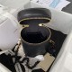 Chanel SMALL VANITY CASE Lambskin, Gold-Tone & Lacquered Metal AS3210 Black A