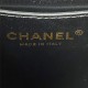 Chanel SMALL VANITY CASE Lambskin, Gold-Tone & Lacquered Metal AS3210 Black A