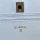 WALLET ON CHAIN Lambskin & Gold-Tone Metal AP1450 White A