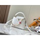 Louis Vuitton Capucines Mini Bag Taurillon Leather M20845 White High